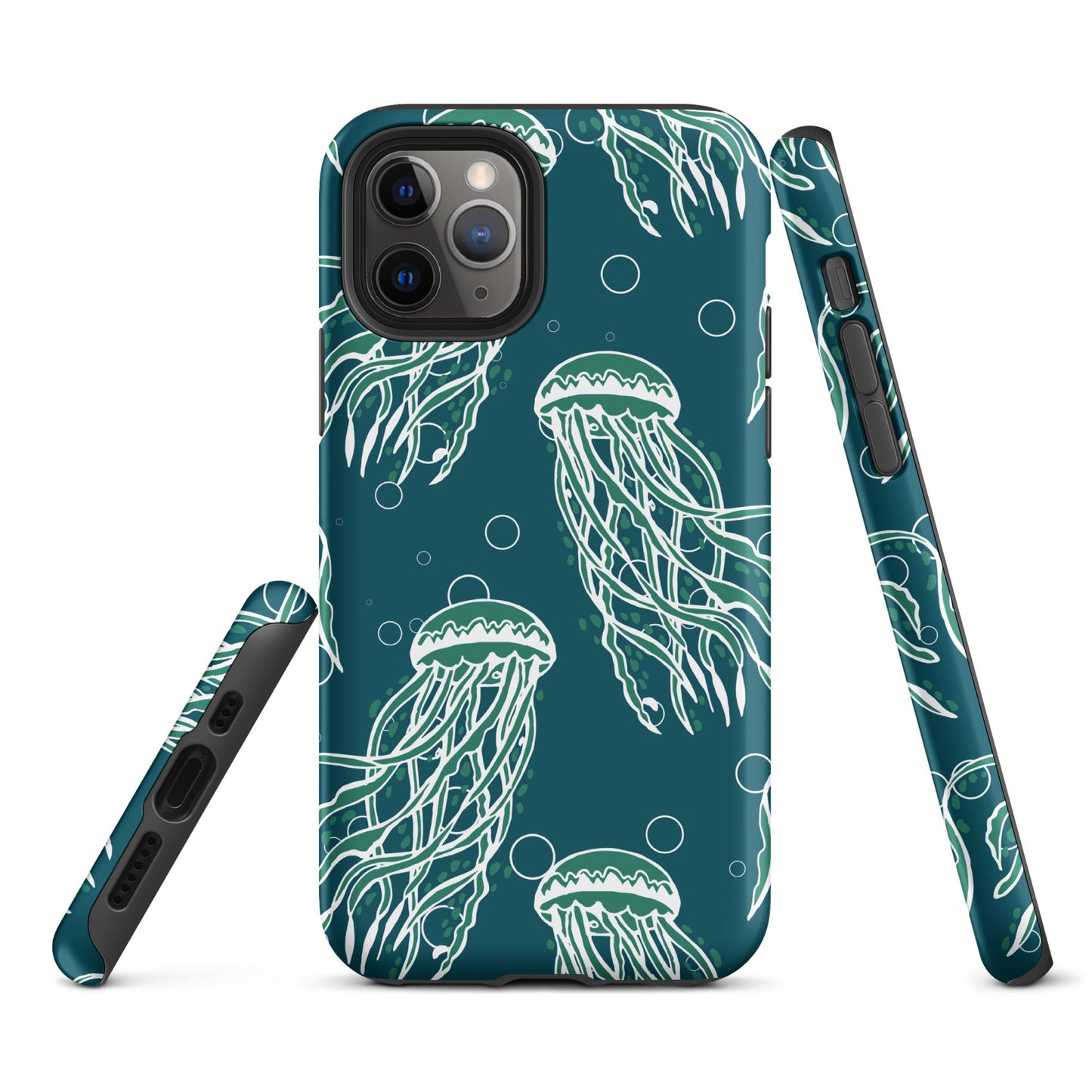 Nautical Jellyfish Tough Case for iPhone®-3