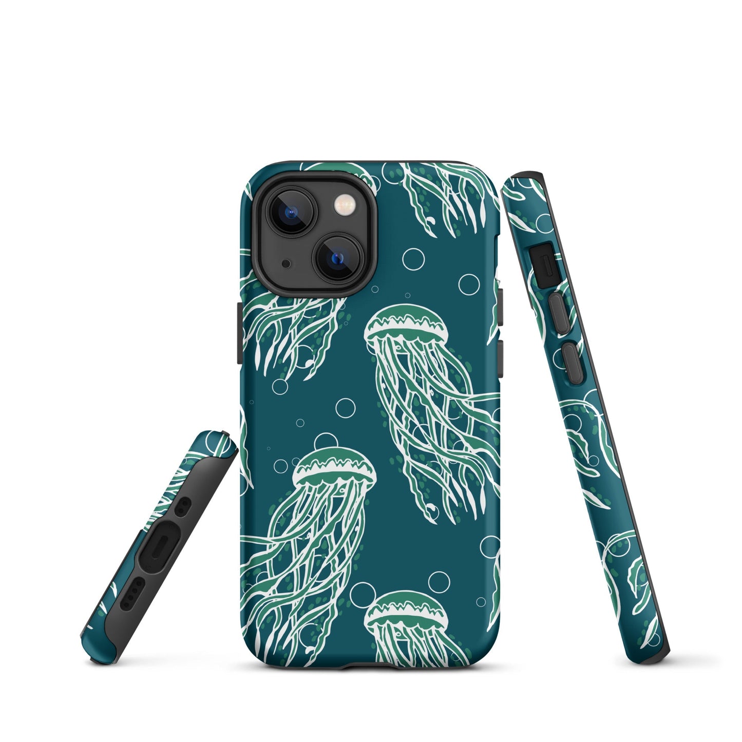 Nautical Jellyfish Tough Case for iPhone®-9