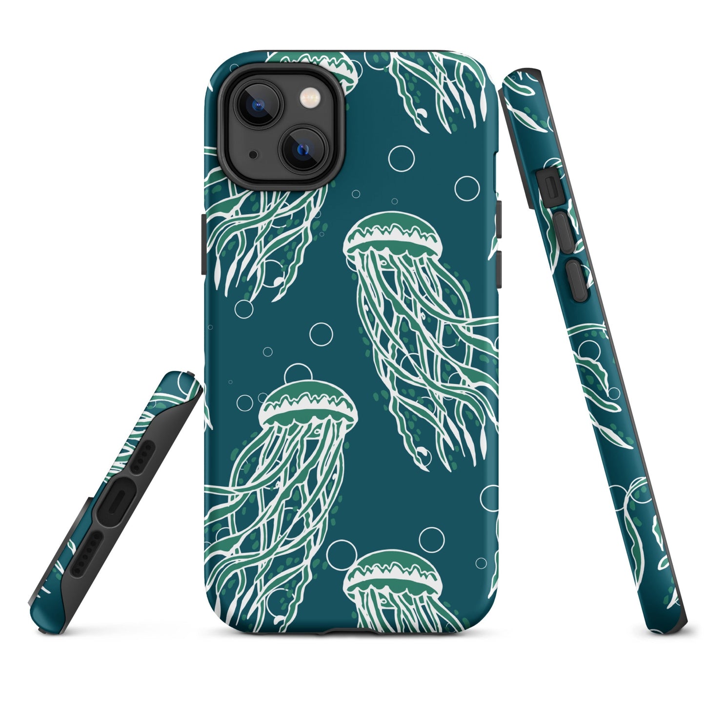 Nautical Jellyfish Tough Case for iPhone®-14