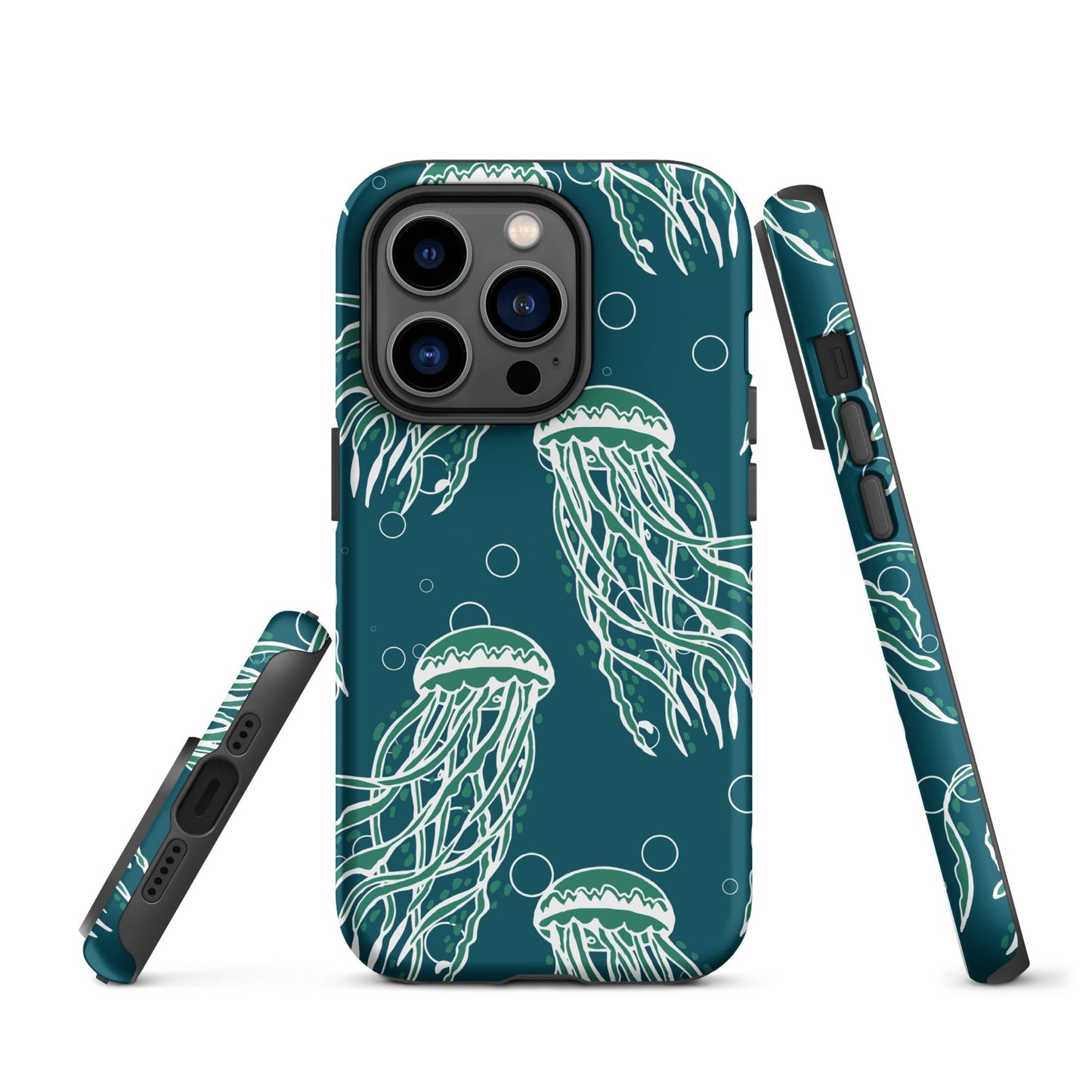 Nautical Jellyfish Tough Case for iPhone®-15