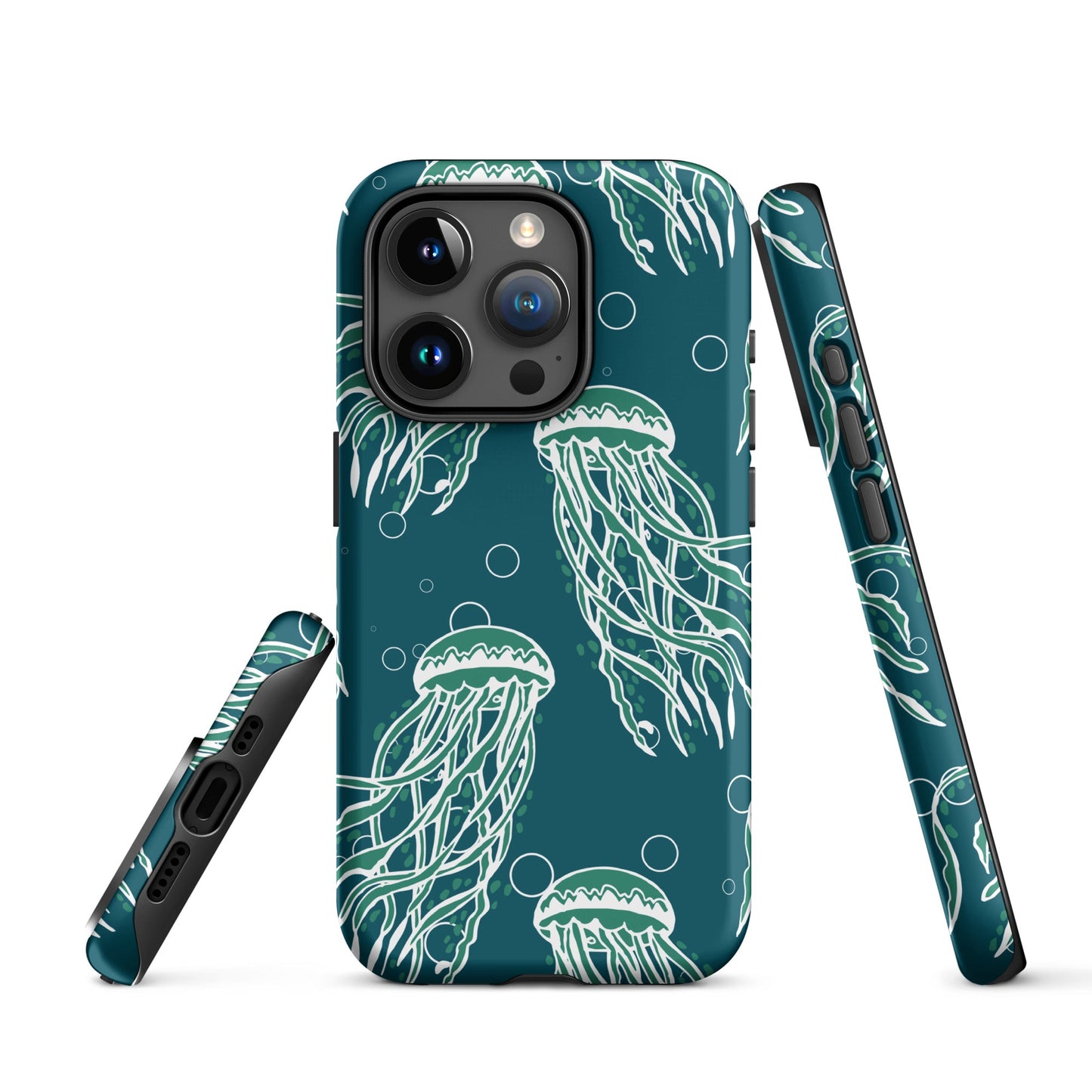 Nautical Jellyfish Tough Case for iPhone®-19