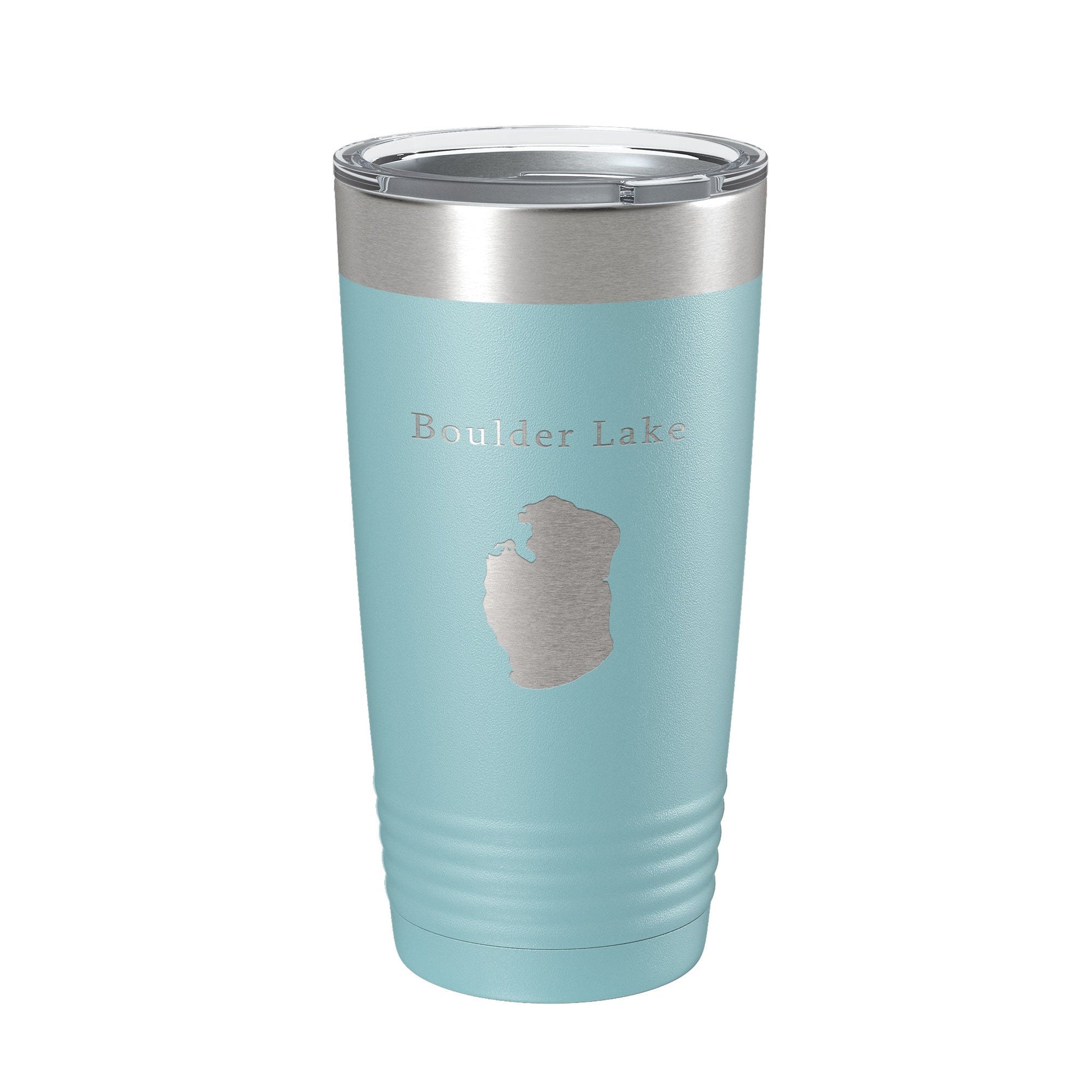 Boulder Lake Map Tumbler Travel Mug Insulated Laser Engraved Coffee Cup Wisconsin 20 oz-13