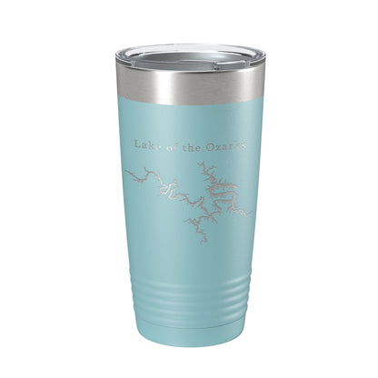 Lake of the Ozarks Map Tumbler Travel Mug Insulated Laser Engraved Coffee Cup Missouri 20 oz-13
