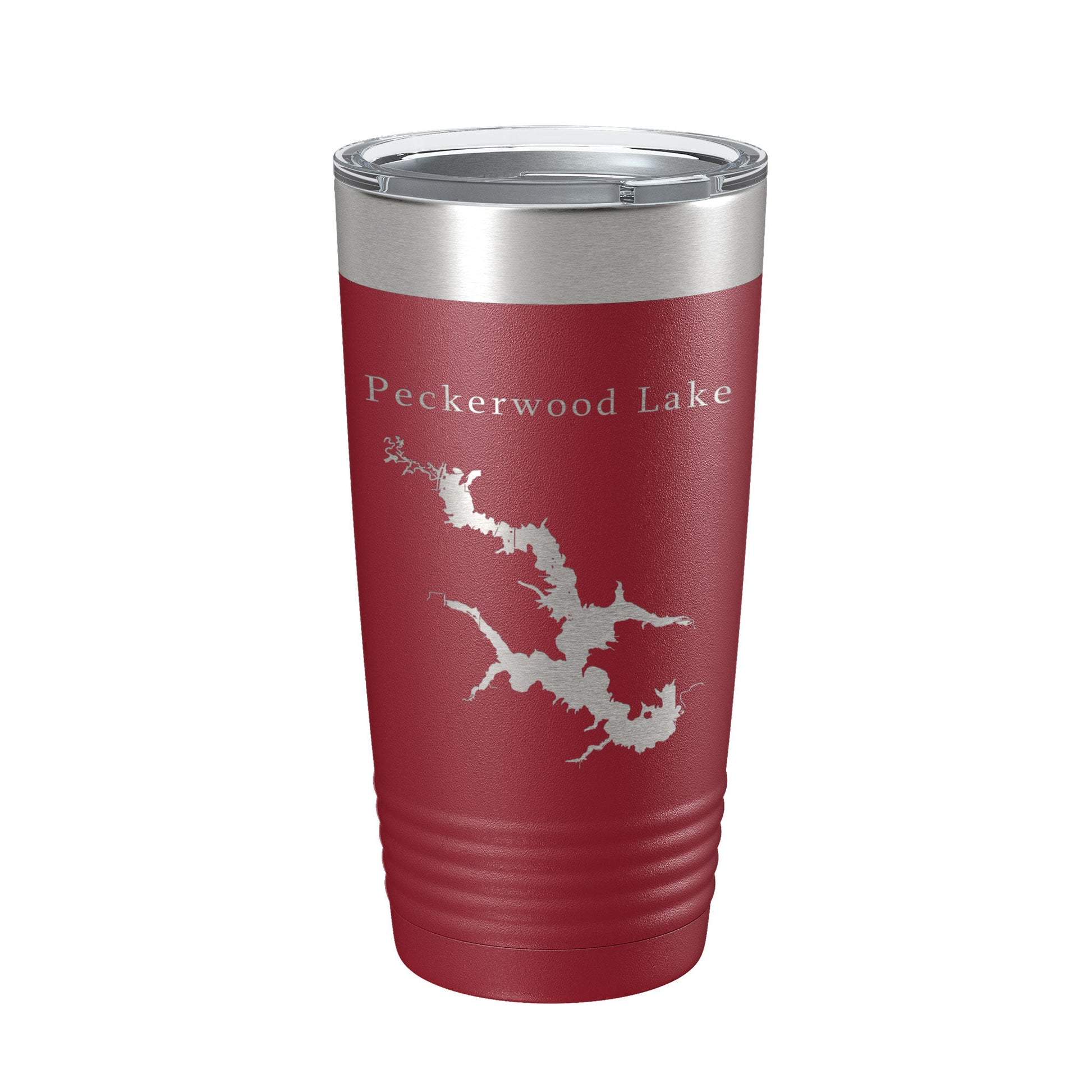 Peckerwood Lake Map Tumbler Travel Mug Insulated Laser Engraved Coffee Cup Hartz Reservoir Arkansas 20 oz-18