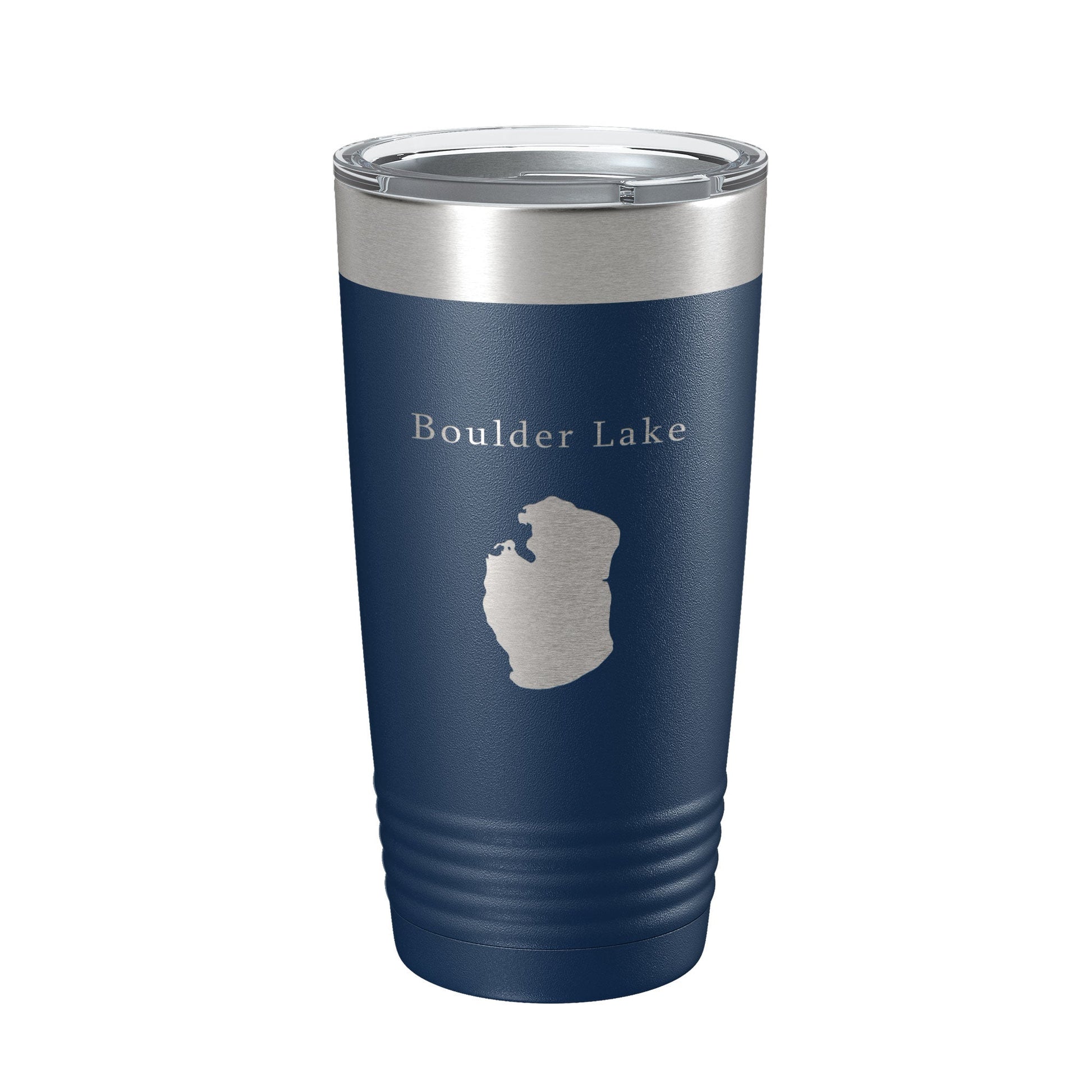 Boulder Lake Map Tumbler Travel Mug Insulated Laser Engraved Coffee Cup Wisconsin 20 oz-8