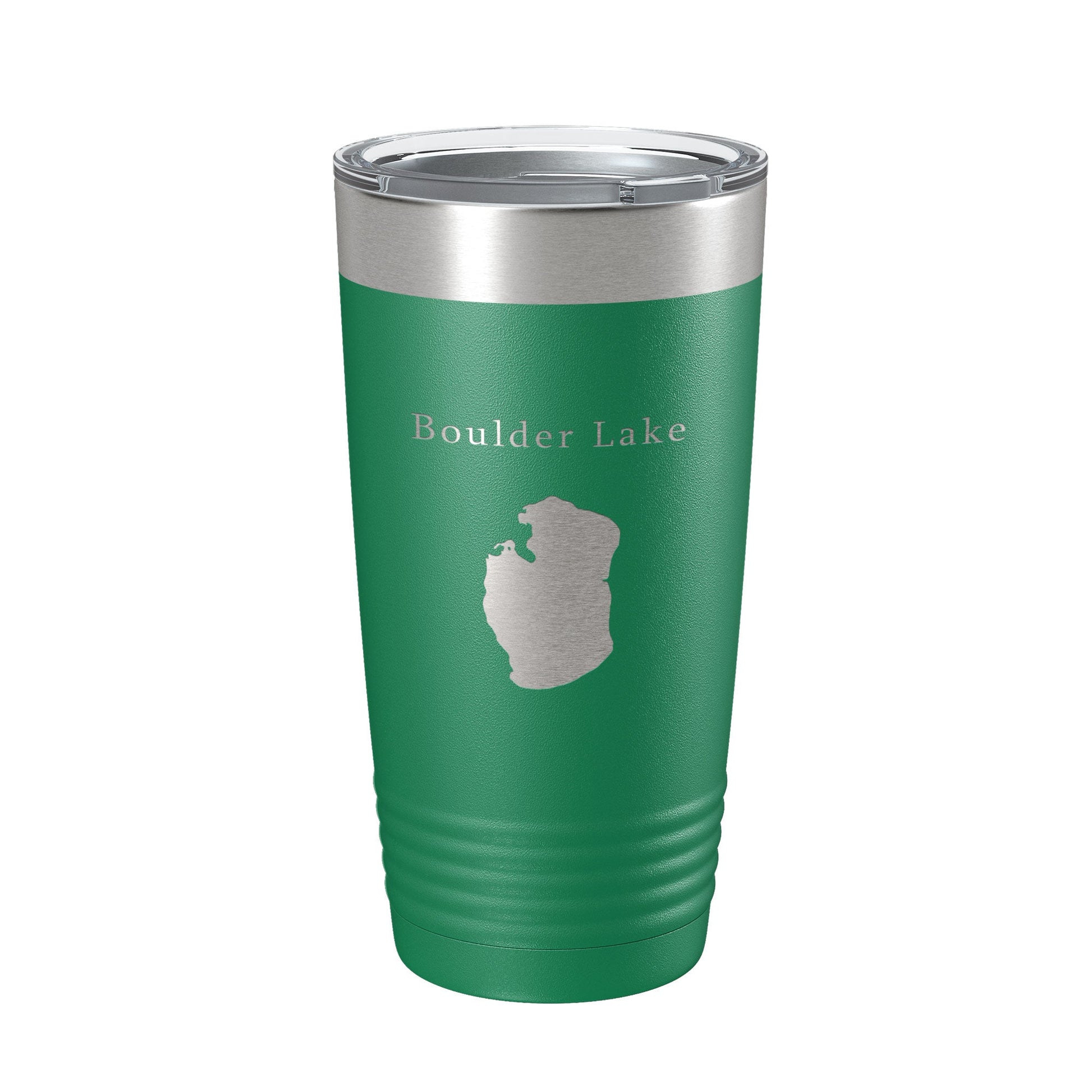 Boulder Lake Map Tumbler Travel Mug Insulated Laser Engraved Coffee Cup Wisconsin 20 oz-9