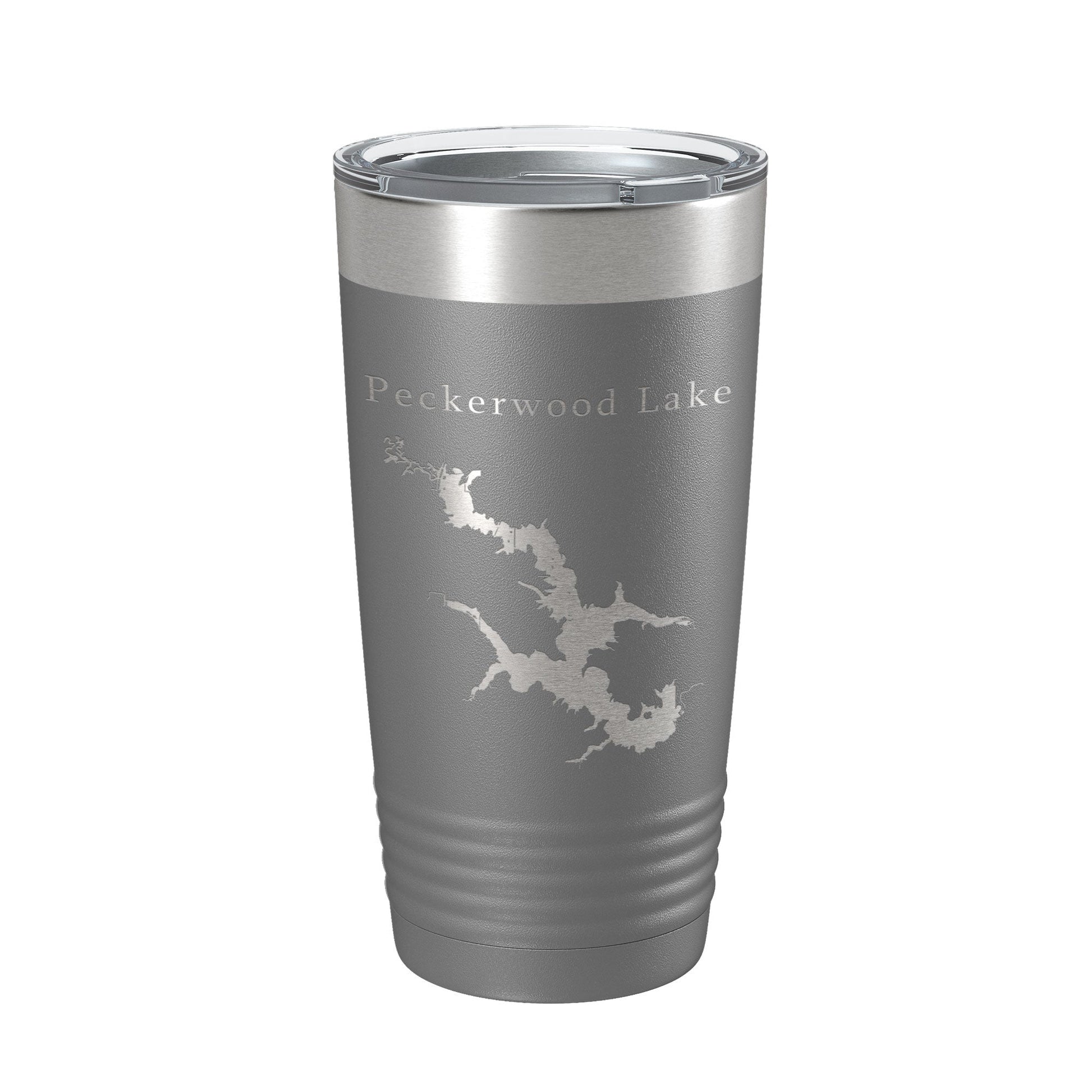 Peckerwood Lake Map Tumbler Travel Mug Insulated Laser Engraved Coffee Cup Hartz Reservoir Arkansas 20 oz-16