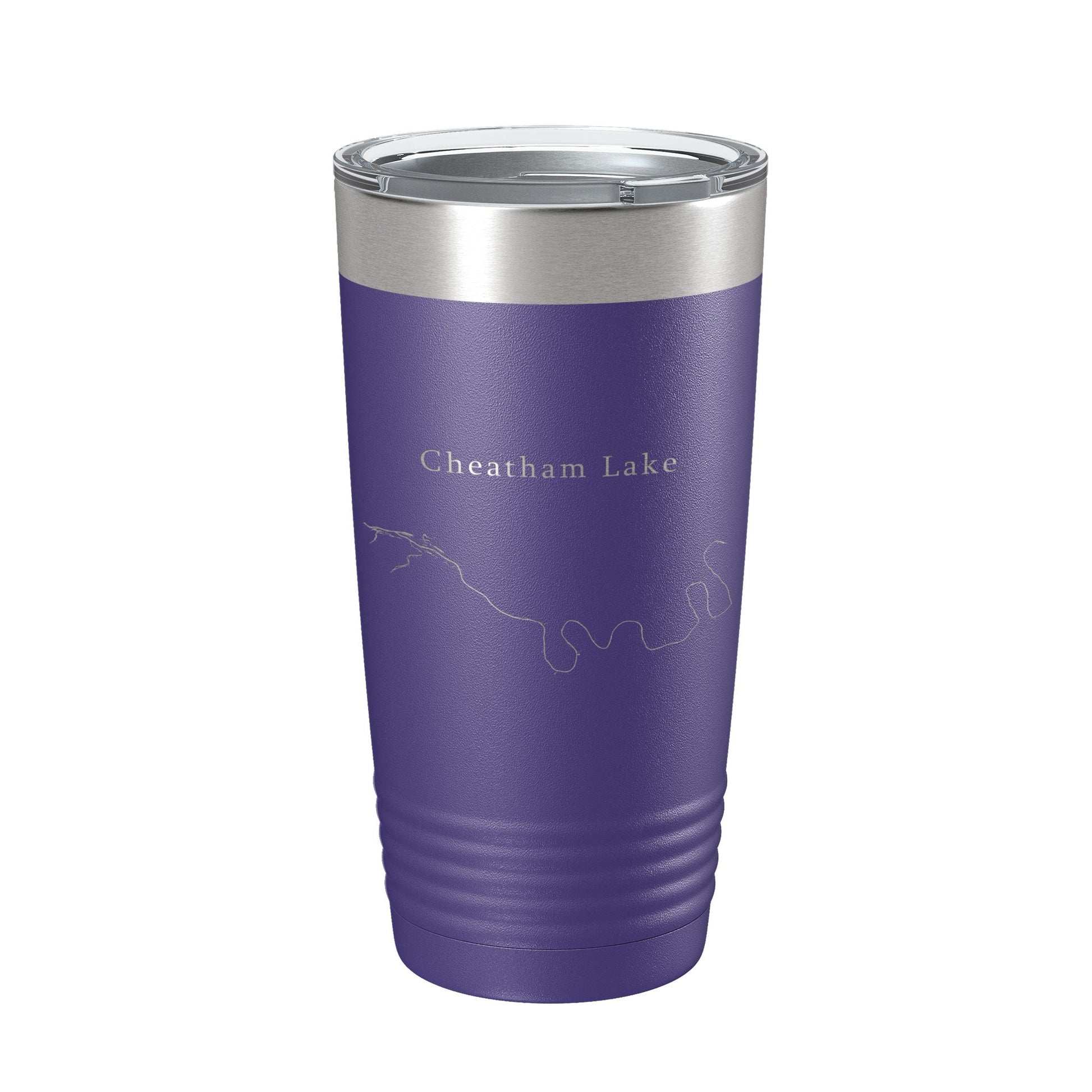 Cheatham Lake Map Tumbler Travel Mug Insulated Laser Engraved Coffee Cup Nashville Tennessee 20 oz-15