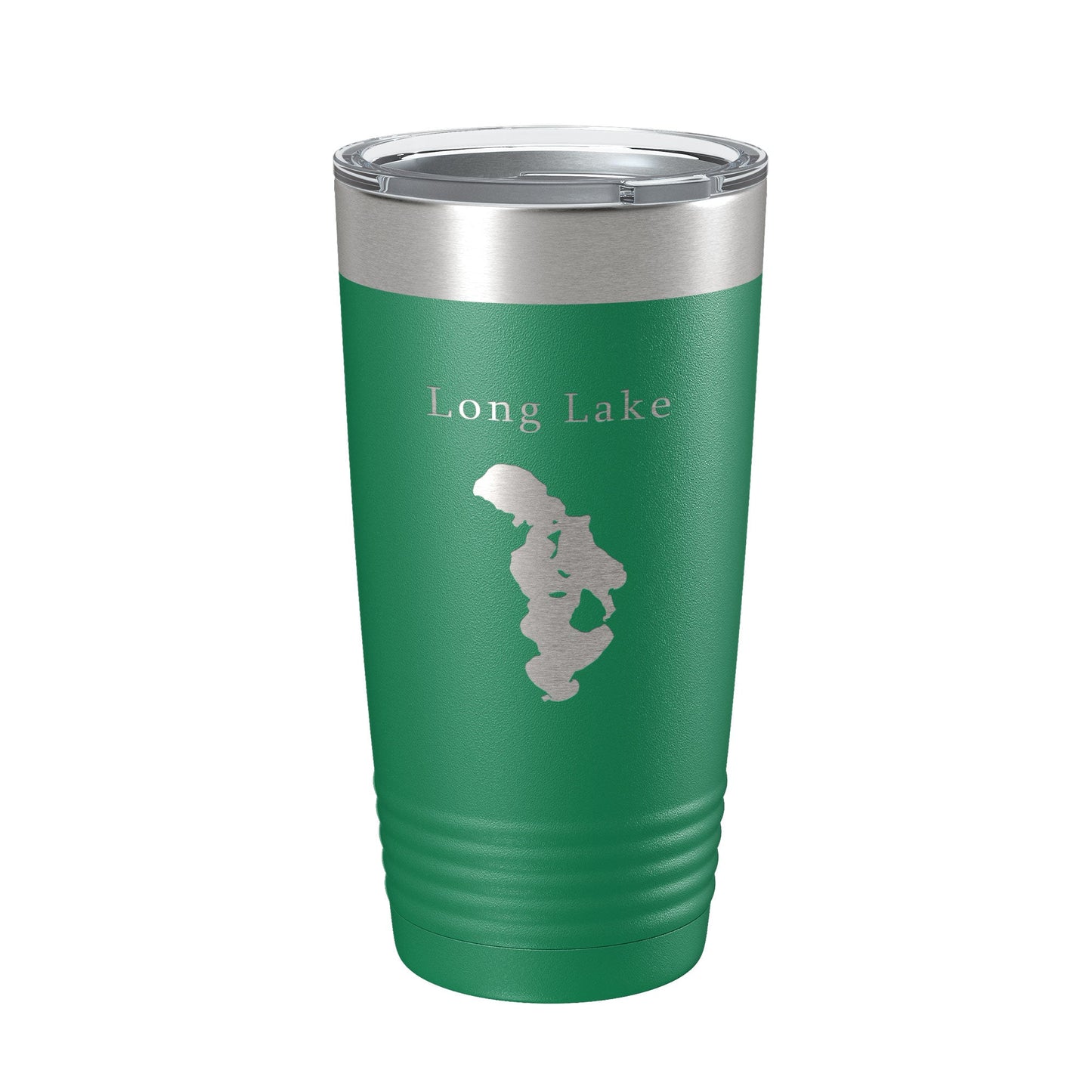 Long Lake Map Tumbler Travel Mug Insulated Laser Engraved Coffee Cup Grand Traverse County Michigan 20 oz-9