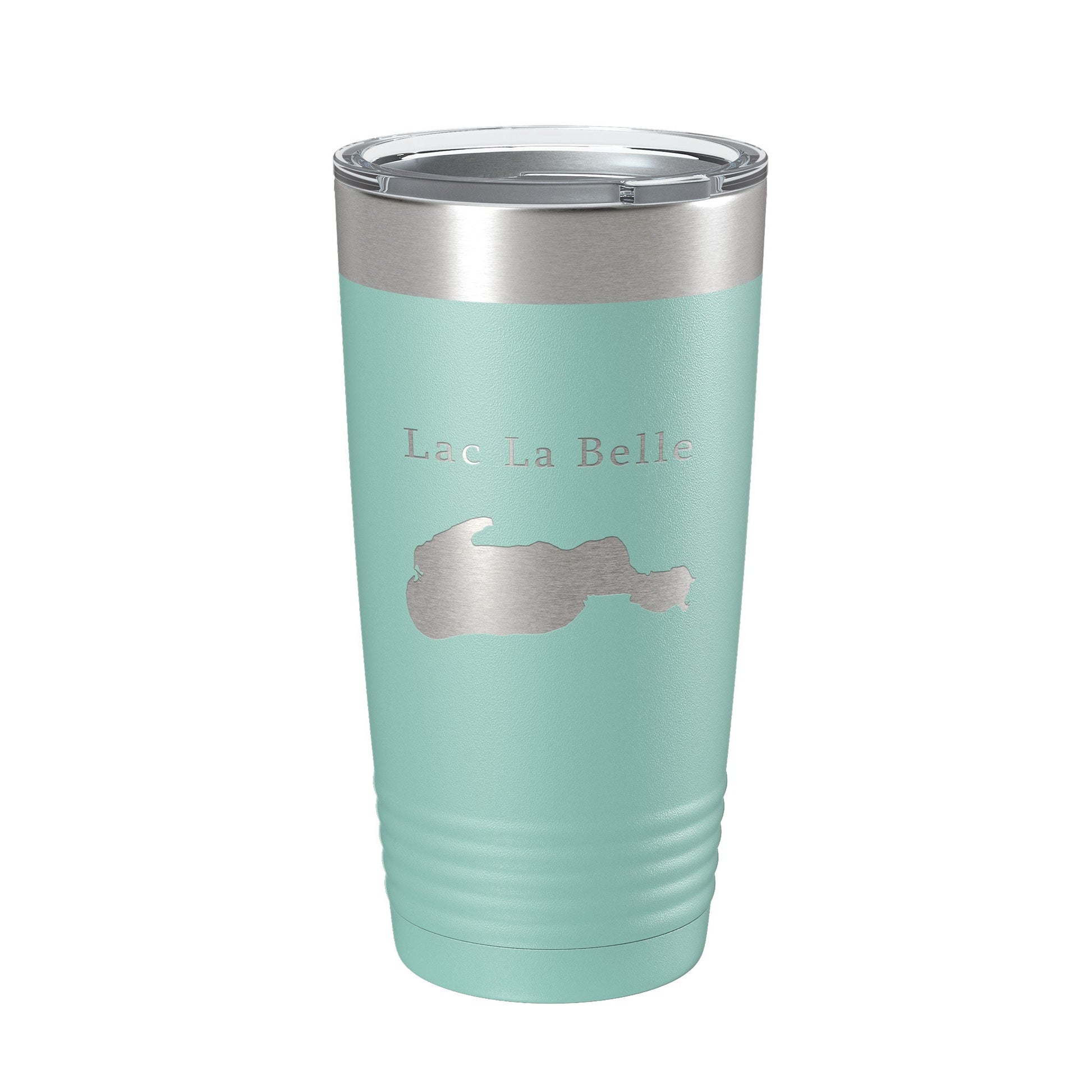 Lac La Belle Tumbler Lake Map Travel Mug Insulated Laser Engraved Coffee Cup Michigan 20 oz-12