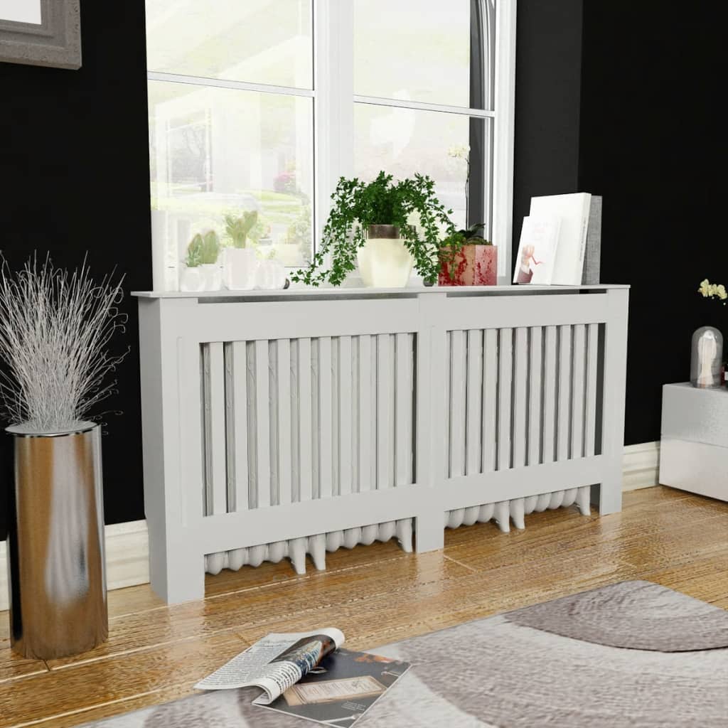 vidaXL Radiator Cover Radiator Guard for Home Office Heater Cabinet Cover MDF-20