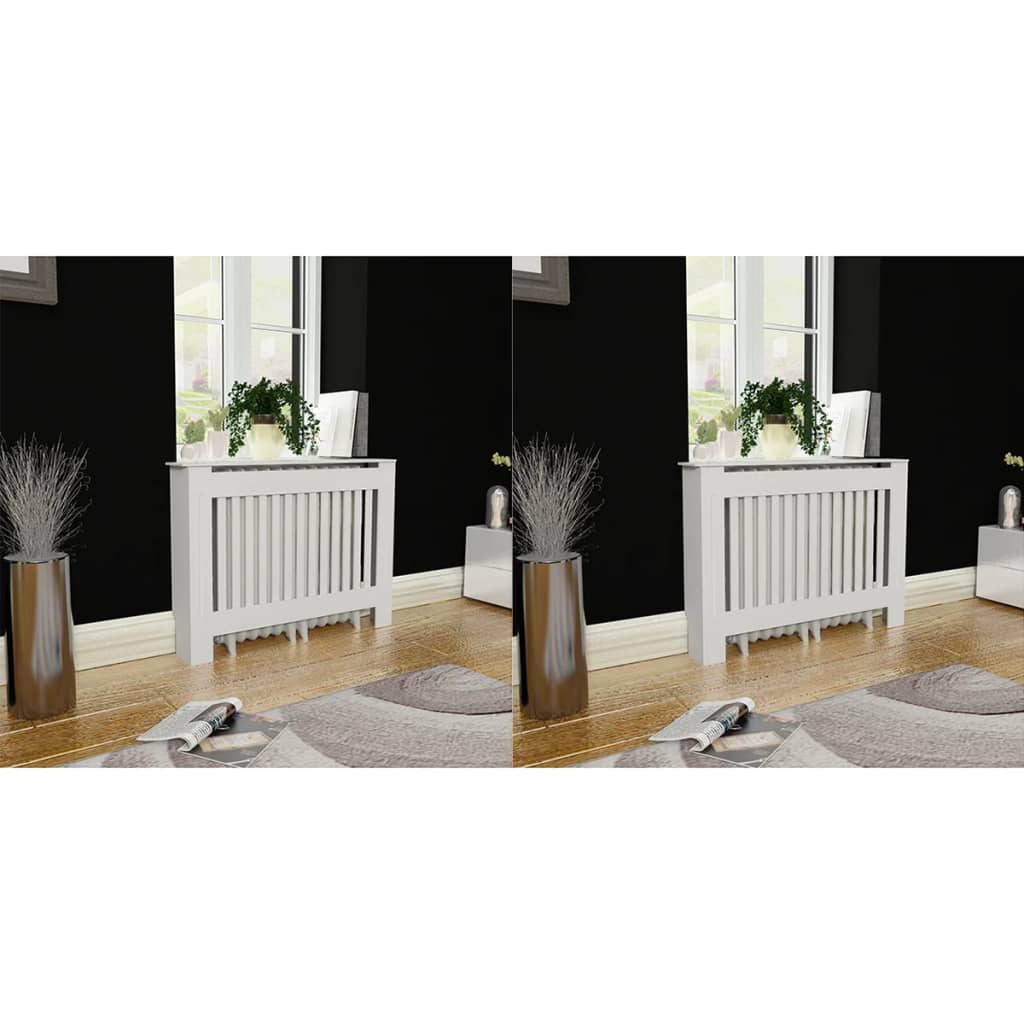 vidaXL Radiator Cover Radiator Guard for Home Office Heater Cabinet Cover MDF-22