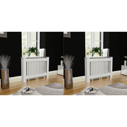 vidaXL Radiator Cover Radiator Guard for Home Office Heater Cabinet Cover MDF-22