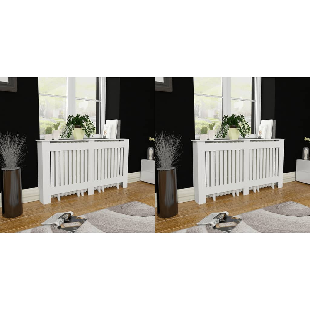 vidaXL Radiator Cover Radiator Guard for Home Office Heater Cabinet Cover MDF-18