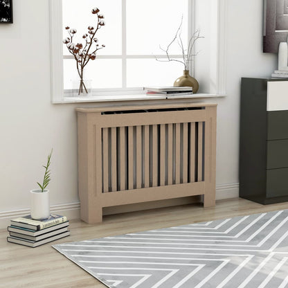 vidaXL Radiator Cover Radiator Guard for Home Office Heater Cabinet Cover MDF-15