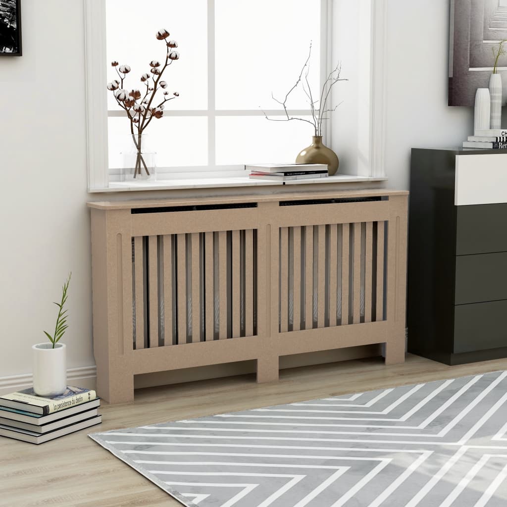 vidaXL Radiator Cover Radiator Guard for Home Office Heater Cabinet Cover MDF-13