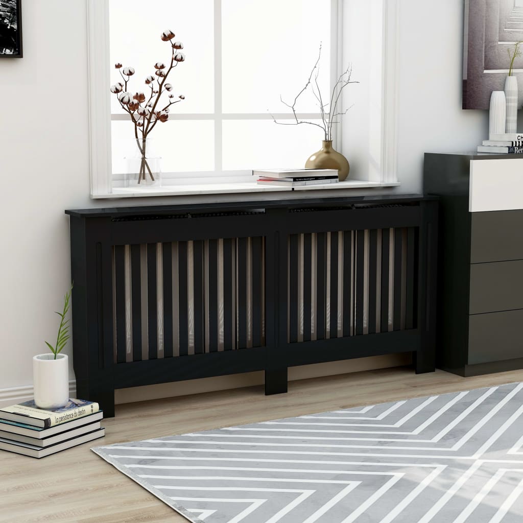 vidaXL Radiator Cover Radiator Guard for Home Office Heater Cabinet Cover MDF-8