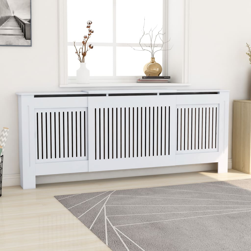 vidaXL Radiator Cover Radiator Guard for Home Office Heater Cabinet Cover MDF-23