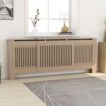 vidaXL Radiator Cover Radiator Guard for Home Office Heater Cabinet Cover MDF-25