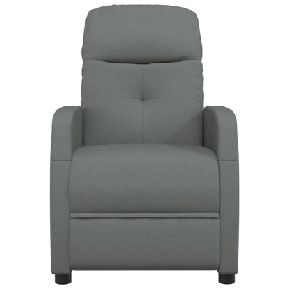 vidaXL Massage Chair Dark Gray Fabric-1