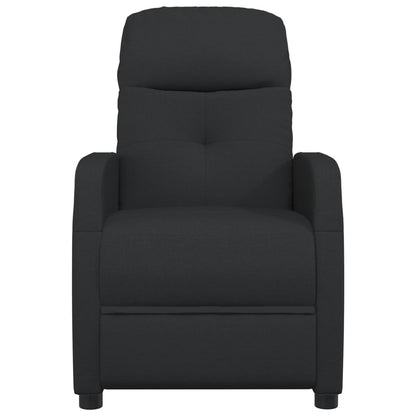 vidaXL Massage Chair Black Fabric-1