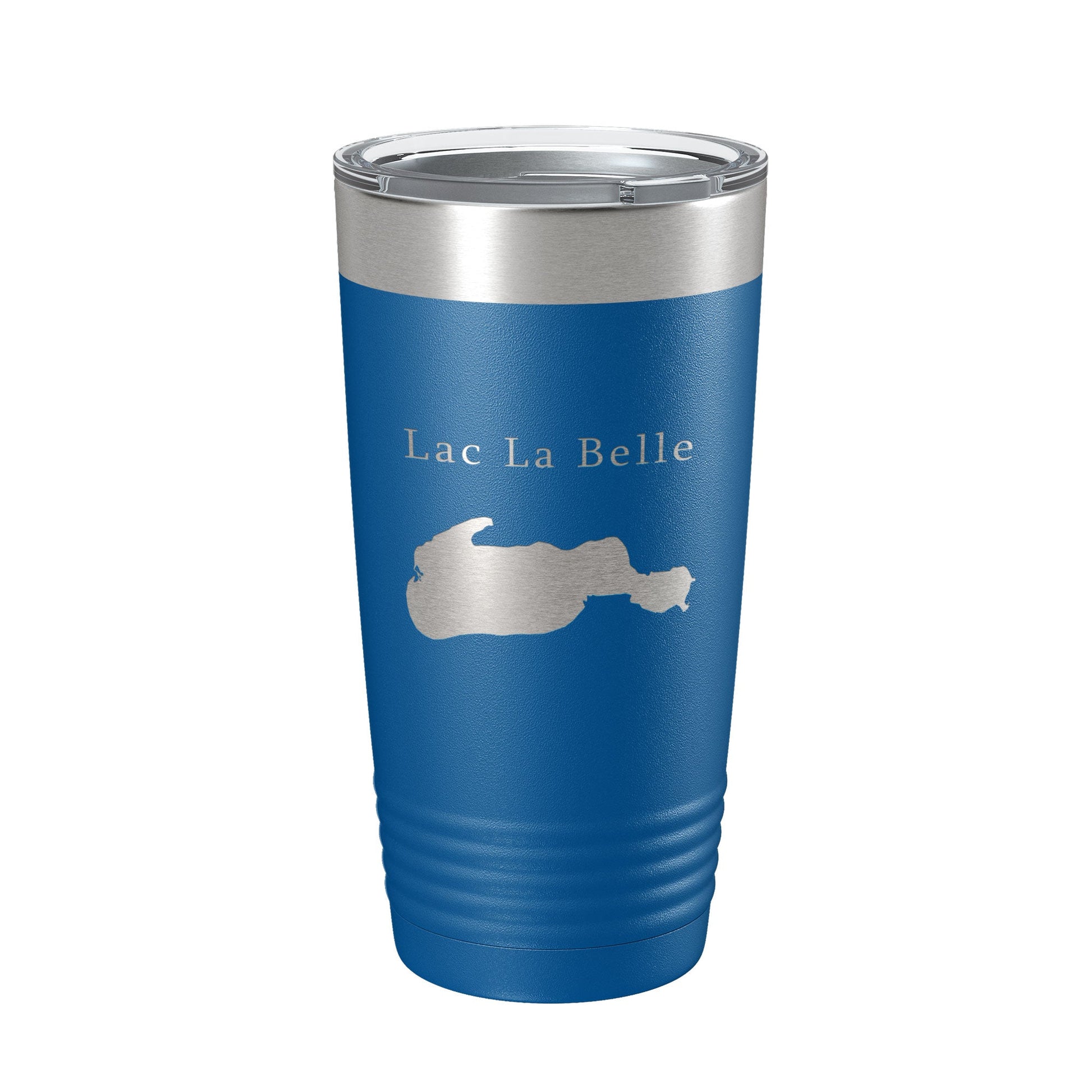Lac La Belle Tumbler Lake Map Travel Mug Insulated Laser Engraved Coffee Cup Michigan 20 oz-6