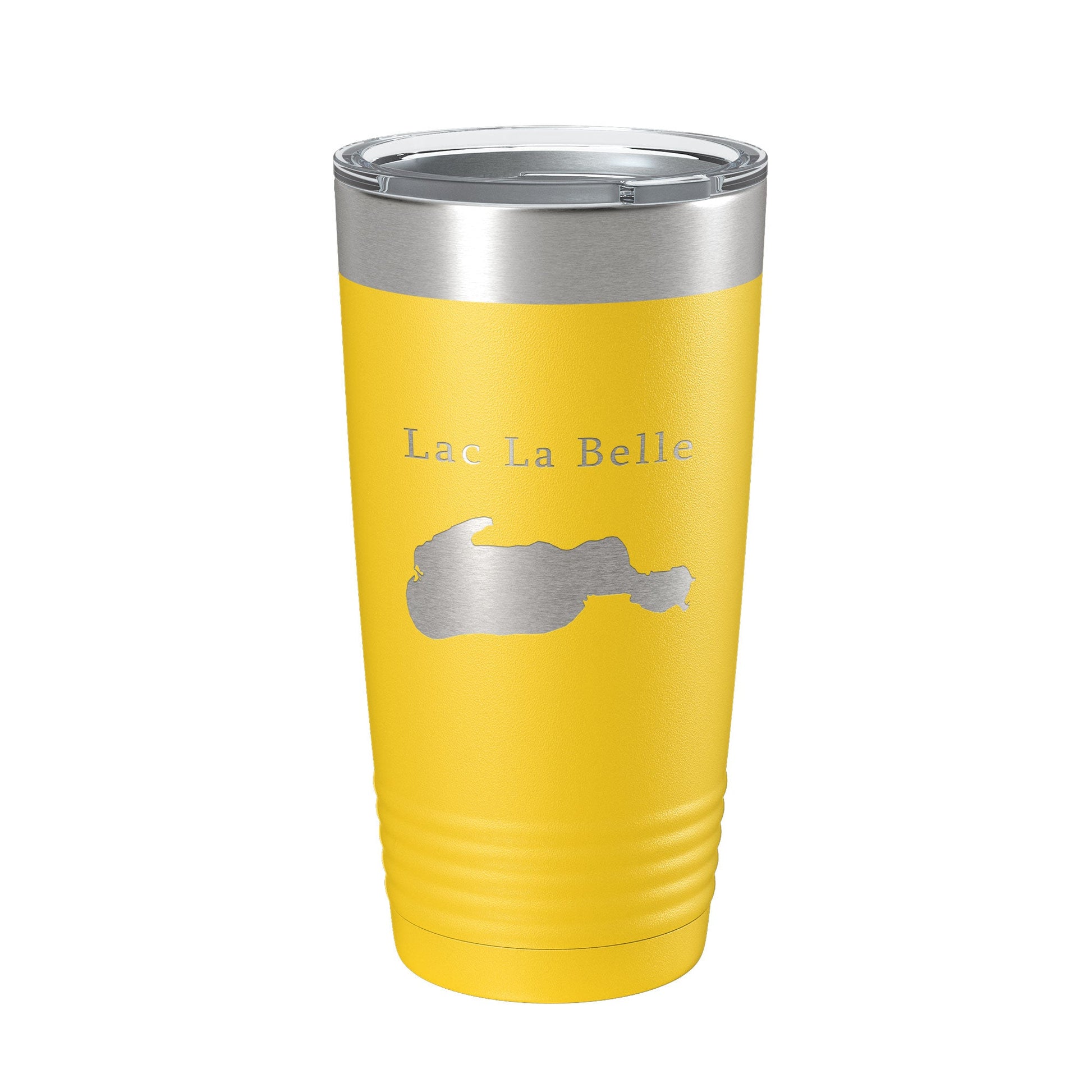 Lac La Belle Tumbler Lake Map Travel Mug Insulated Laser Engraved Coffee Cup Michigan 20 oz-19