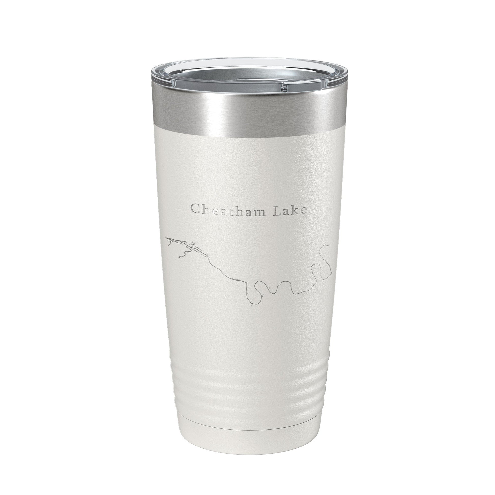 Cheatham Lake Map Tumbler Travel Mug Insulated Laser Engraved Coffee Cup Nashville Tennessee 20 oz-7