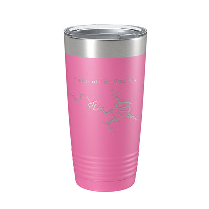 Lake of the Ozarks Map Tumbler Travel Mug Insulated Laser Engraved Coffee Cup Missouri 20 oz-11