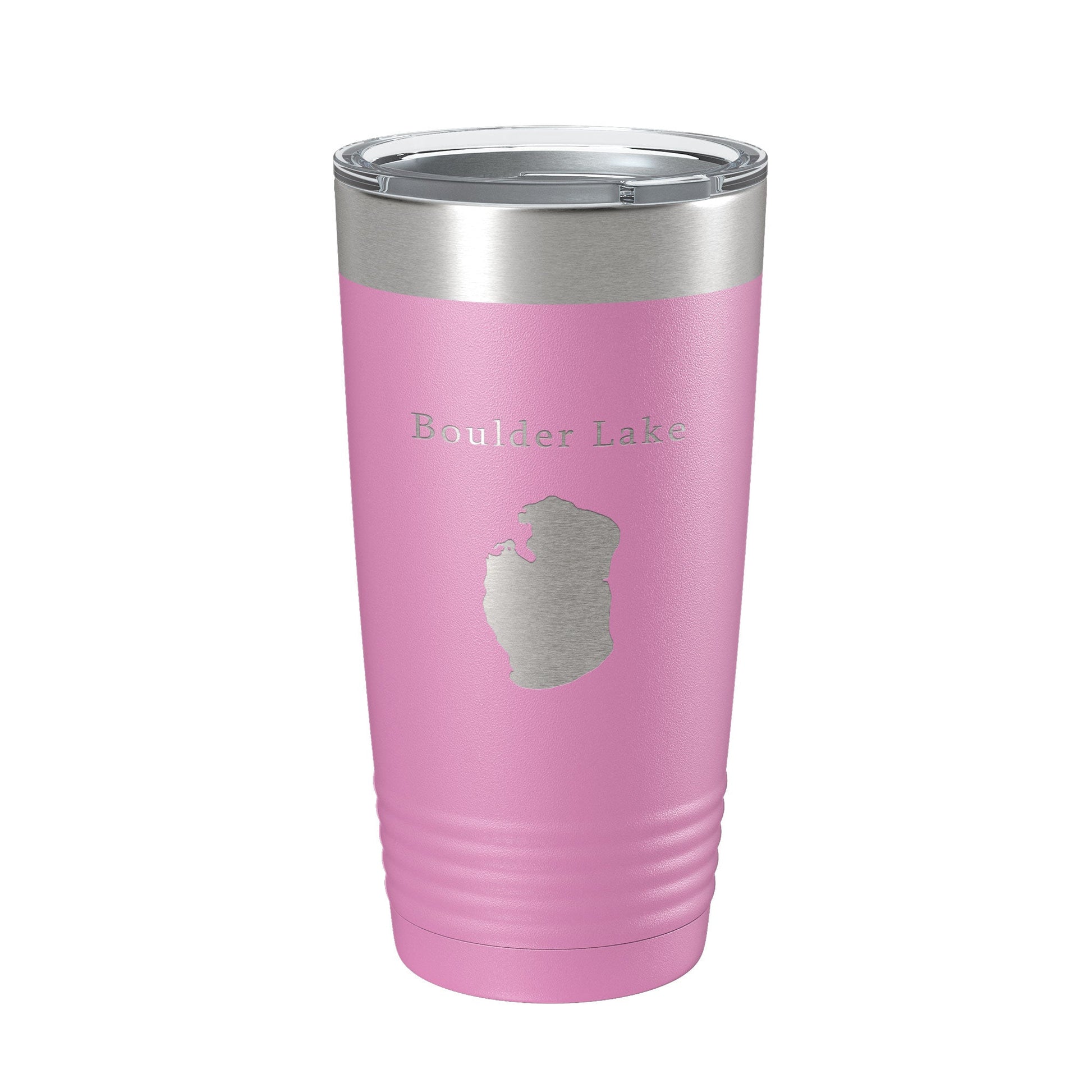 Boulder Lake Map Tumbler Travel Mug Insulated Laser Engraved Coffee Cup Wisconsin 20 oz-14