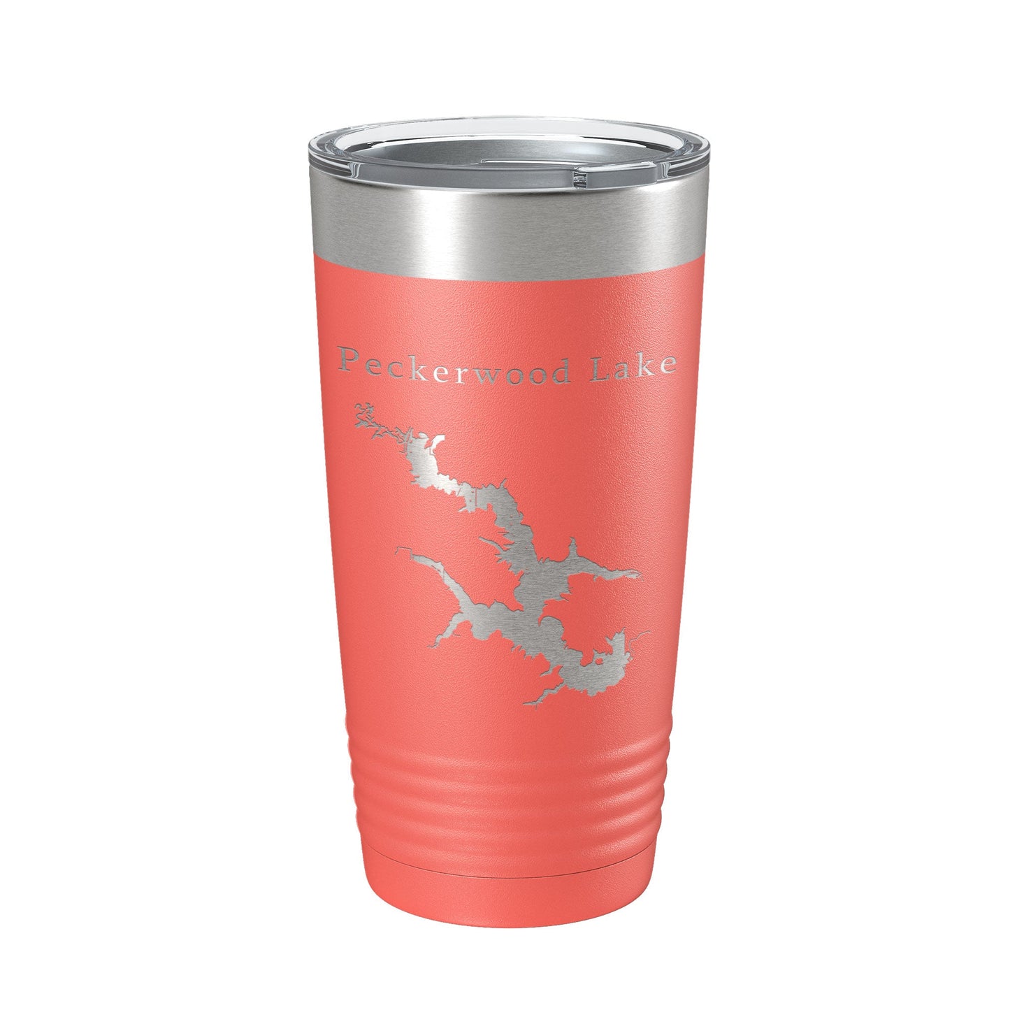 Peckerwood Lake Map Tumbler Travel Mug Insulated Laser Engraved Coffee Cup Hartz Reservoir Arkansas 20 oz-20