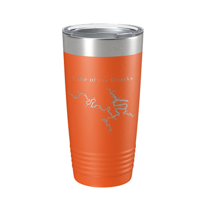 Lake of the Ozarks Map Tumbler Travel Mug Insulated Laser Engraved Coffee Cup Missouri 20 oz-17