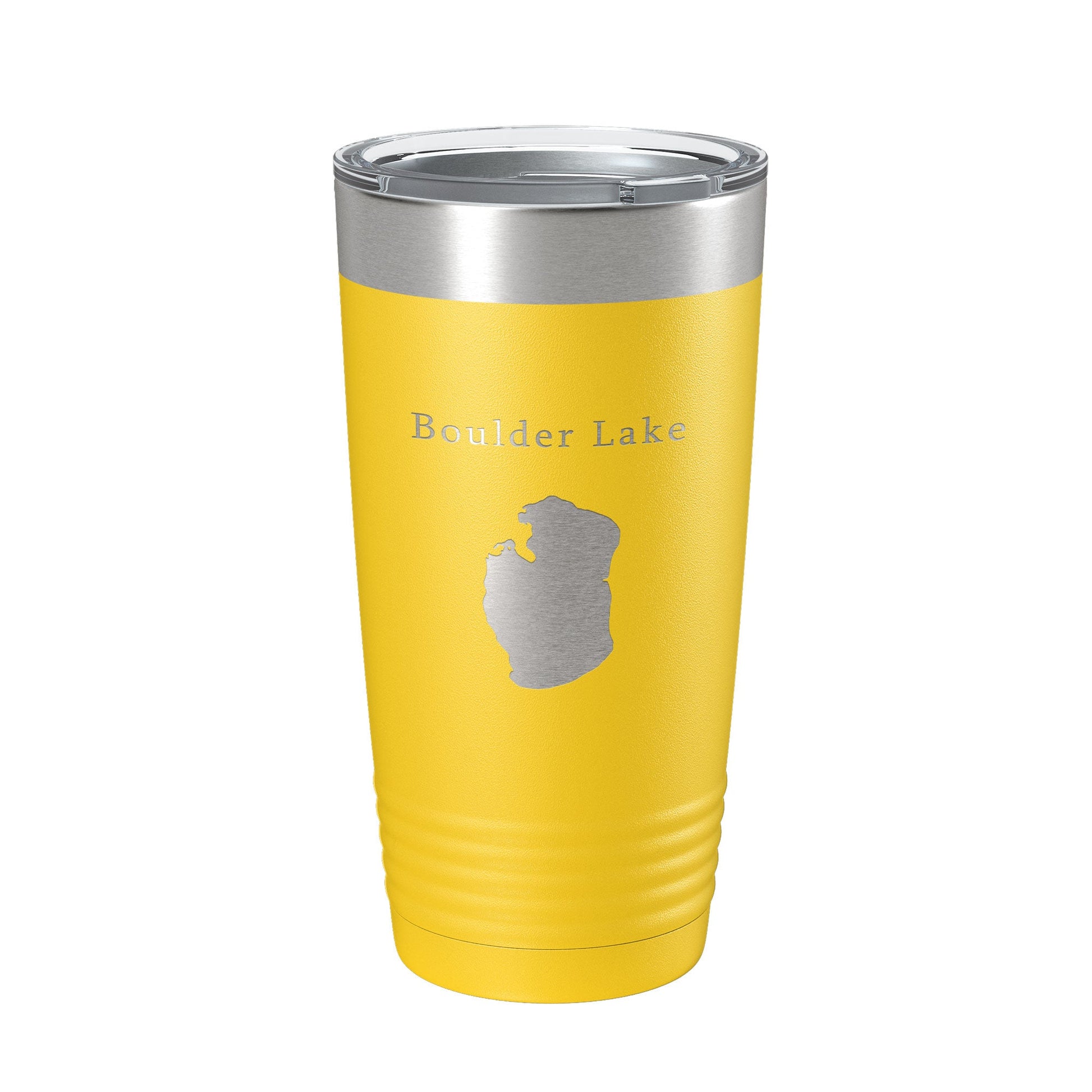 Boulder Lake Map Tumbler Travel Mug Insulated Laser Engraved Coffee Cup Wisconsin 20 oz-19