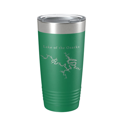 Lake of the Ozarks Map Tumbler Travel Mug Insulated Laser Engraved Coffee Cup Missouri 20 oz-9